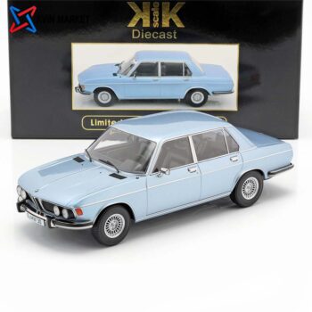 BMW 3.0S E3 series 2 year 1971 light blue kk-scale
